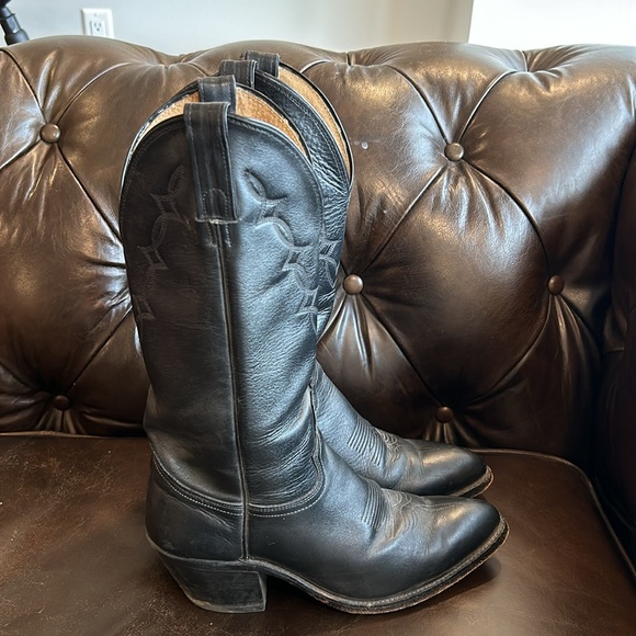 Abilene women’s cowboy boots black size 8 - Picture 3 of 6